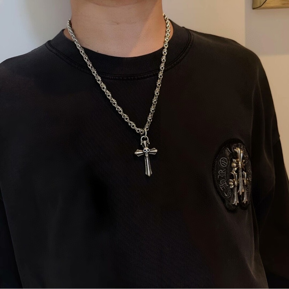 Chrome Hearts Sword Necklace S925 Silver - Picture 4 of 10